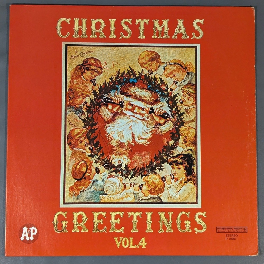 Christmas Greetings Vol 4 Vinyl LP 1973 Columbia P 11987 Streisand Bennett VG+
